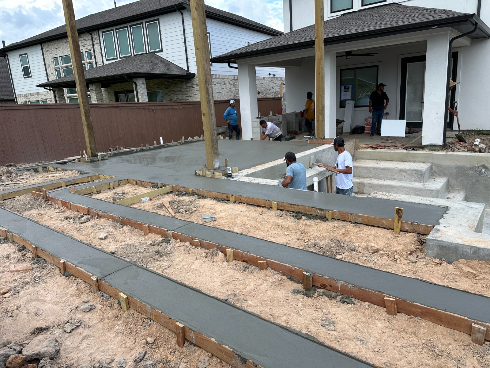 Lone Star Ready Mix concrete work
