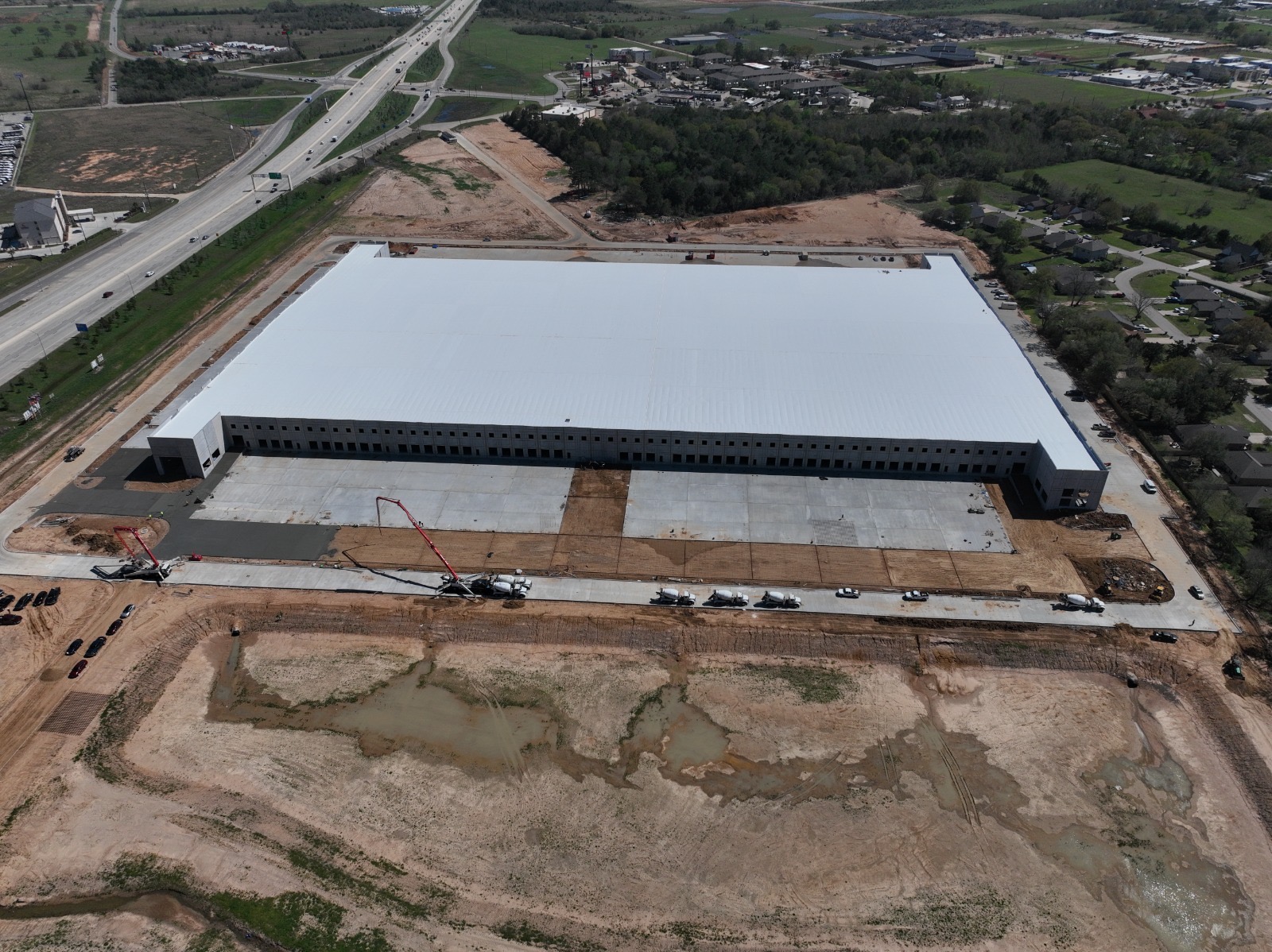 Lone Star Ready Mix concrete work